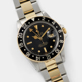 Rolex 16753 Black Nipple Dial GMT Master Two-tone