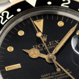 Rolex 16753 Black Nipple Dial GMT Master 