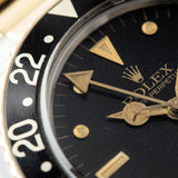 Rolex 16753 Black Nipple Dial GMT Master 