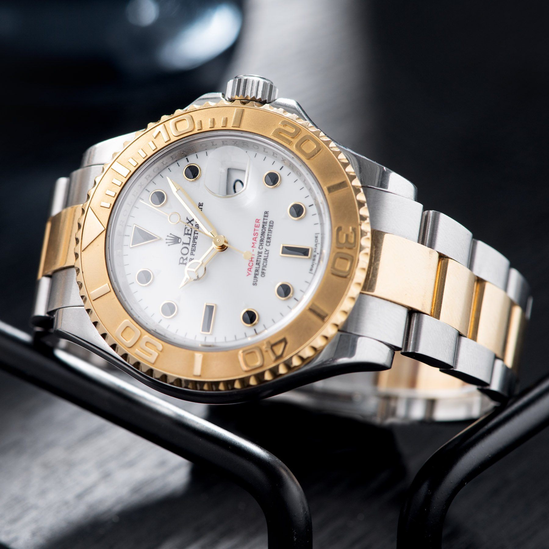 Rolex yacht master gold and online silver