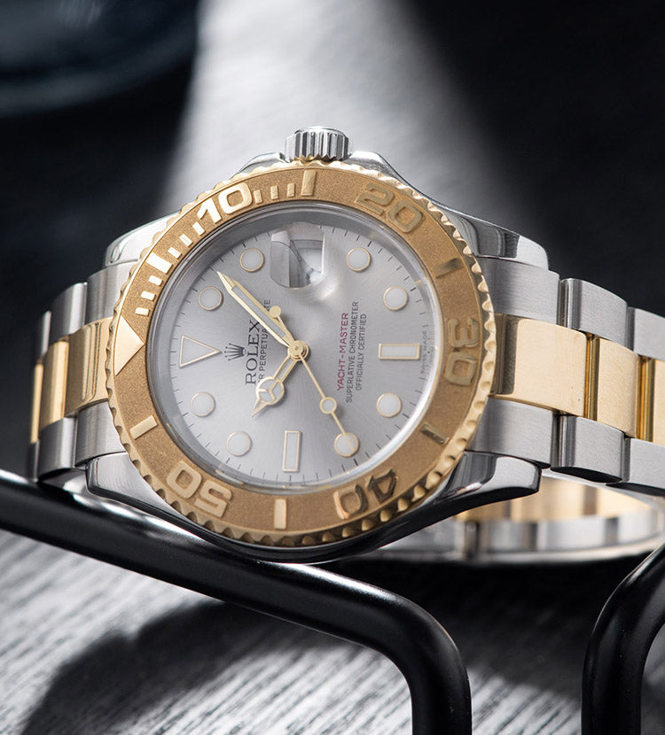 Rolex yacht master online solid gold