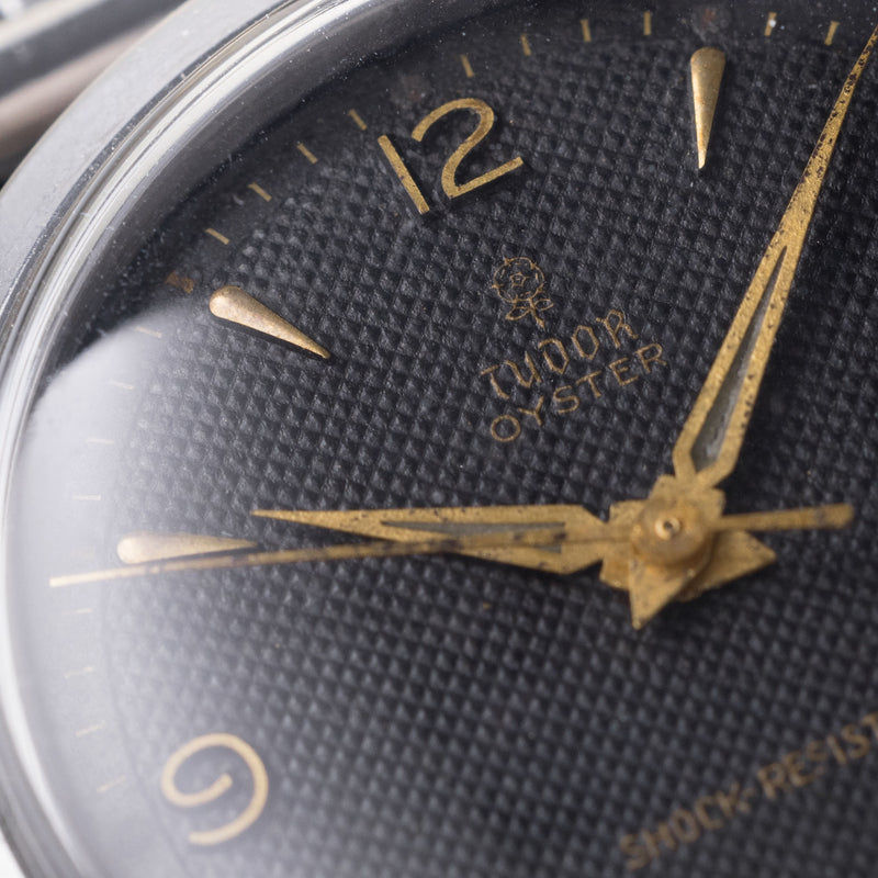 Tudor Oyster 7903 Black Waffle Dial Manual Wind