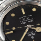 Tudor Submariner Ref 7928 Gilt Minute Track Faded Bezel with  four-line silver print dial