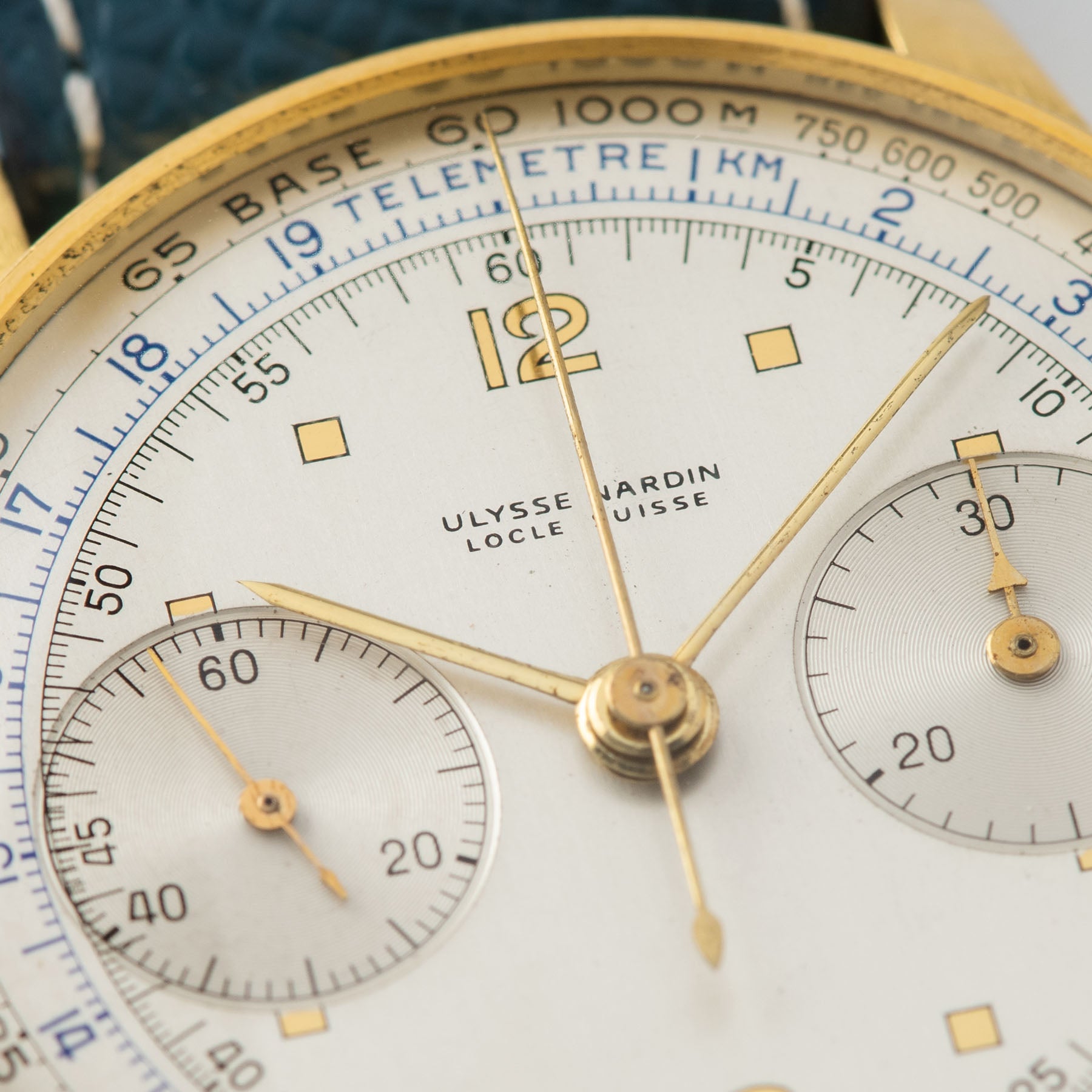 Ulysse Nardin Yellow Gold Mono Pusher Chronograph