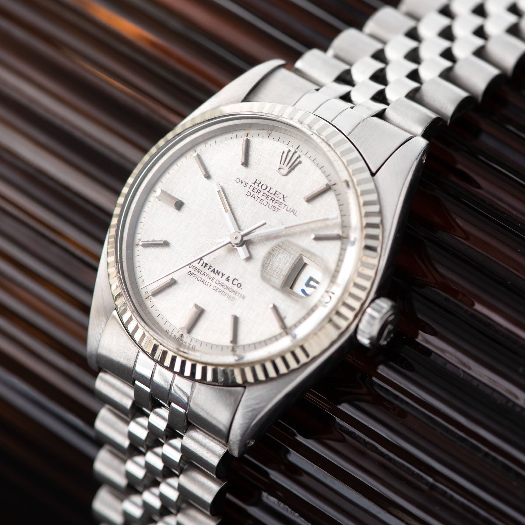 Rolex datejust hotsell tiffany dial