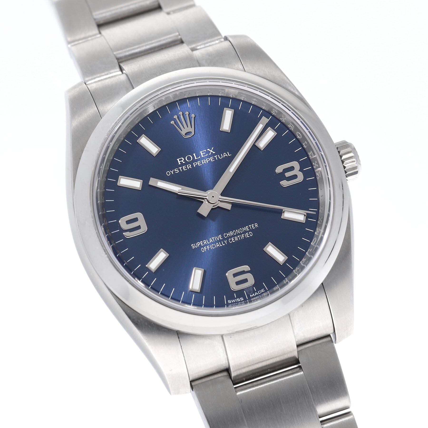 Rolex explorer shop blue face