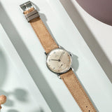 Omega Refined Light Brown Suede Watch Strap