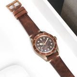 Tudor Bronze Perfect Match Siena Leather Watch Strap