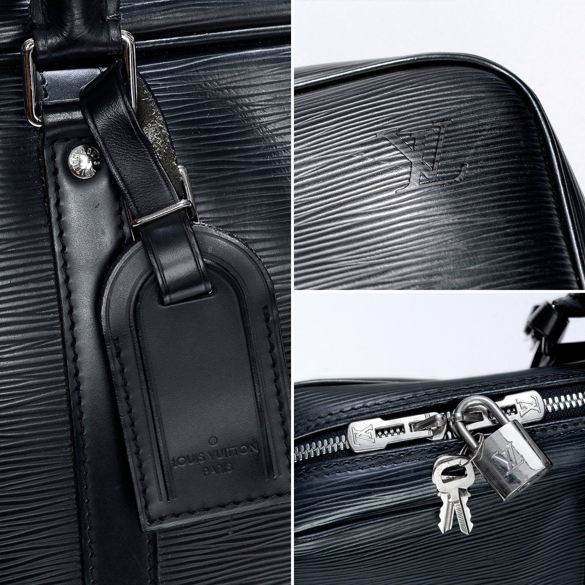 Louis Vuitton Porte-Documents Jour Bag Epi Leather Black 229114159
