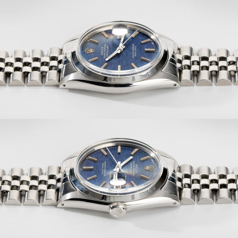 Rolex Datejust Blue Brick Dial Reference 1600