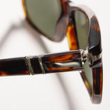 Vintage Persol 2577-S Havana Brown Rectangular Sunglasses