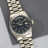 Rolex 1803 Day Date Black Marble Dial