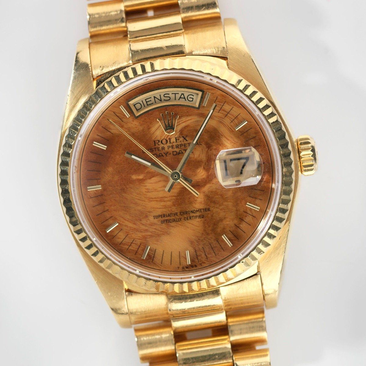 Rolex Day-Date Wood Dial 18038