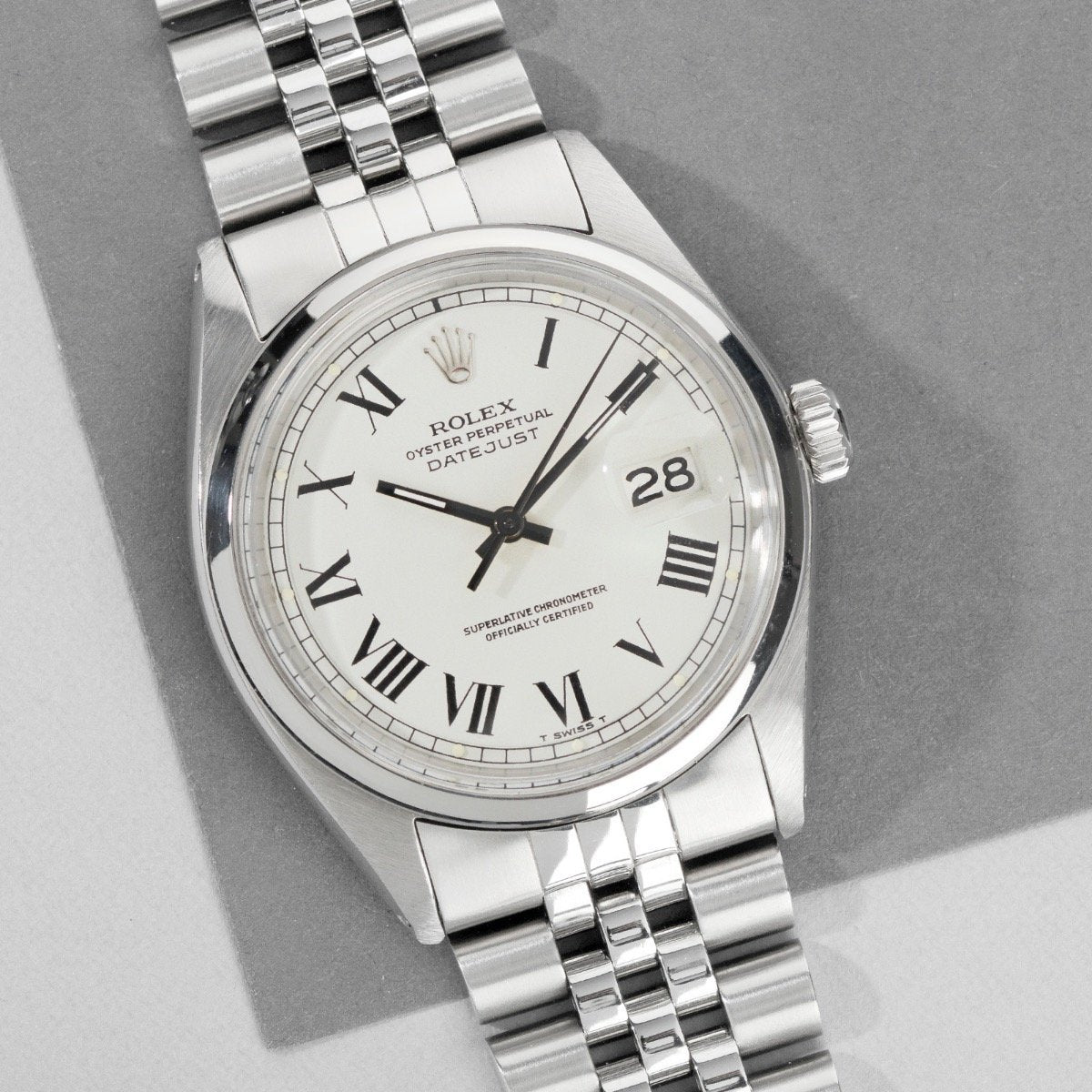 Rolex Datejust Reference 1600 Buckley Dial