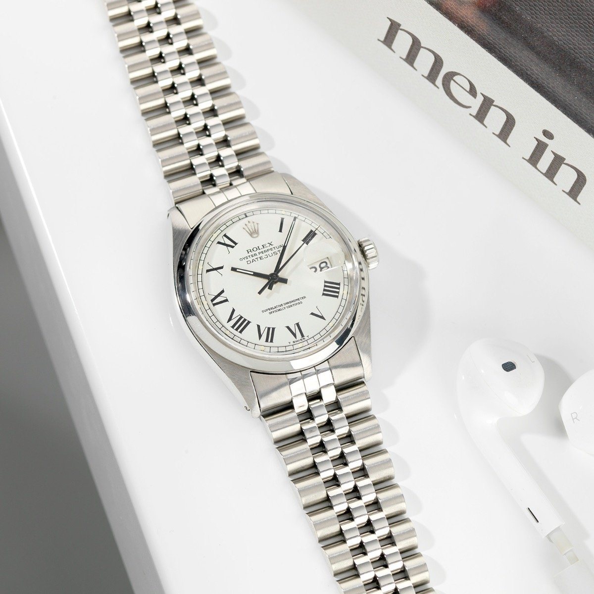 Rolex Datejust Reference 1600 Buckley Dial