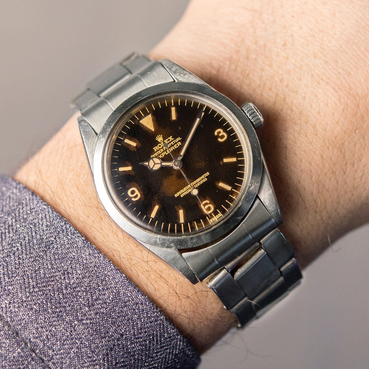 Rolex explorer 1016 shop gilt dial