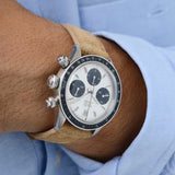 Rolex Refined Light Brown Suede Watch Strap