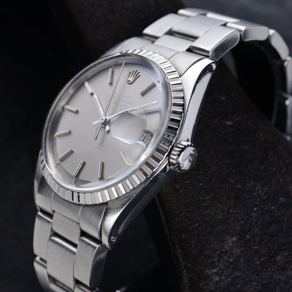 ROLEX 1603 DATEJUST GHOST GREY DIAL