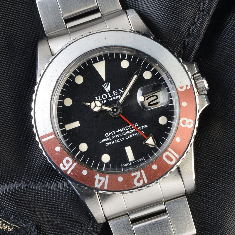 ROLEX 1675 GMT MK1 UNIQUE FADED MEGA FAT FONT