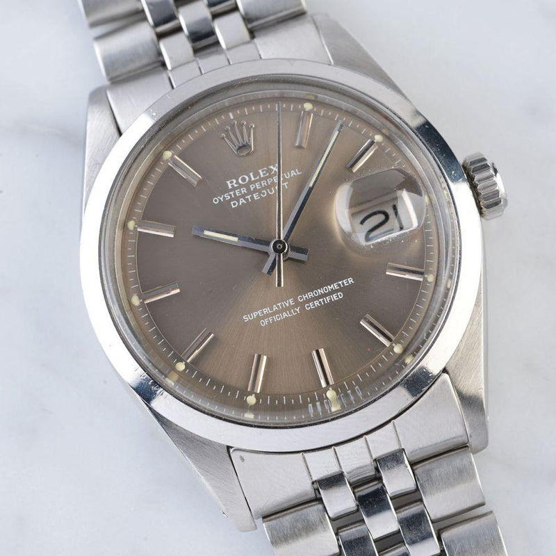ROLEX 1600 DATEJUST BROWN SIGMA DIAL