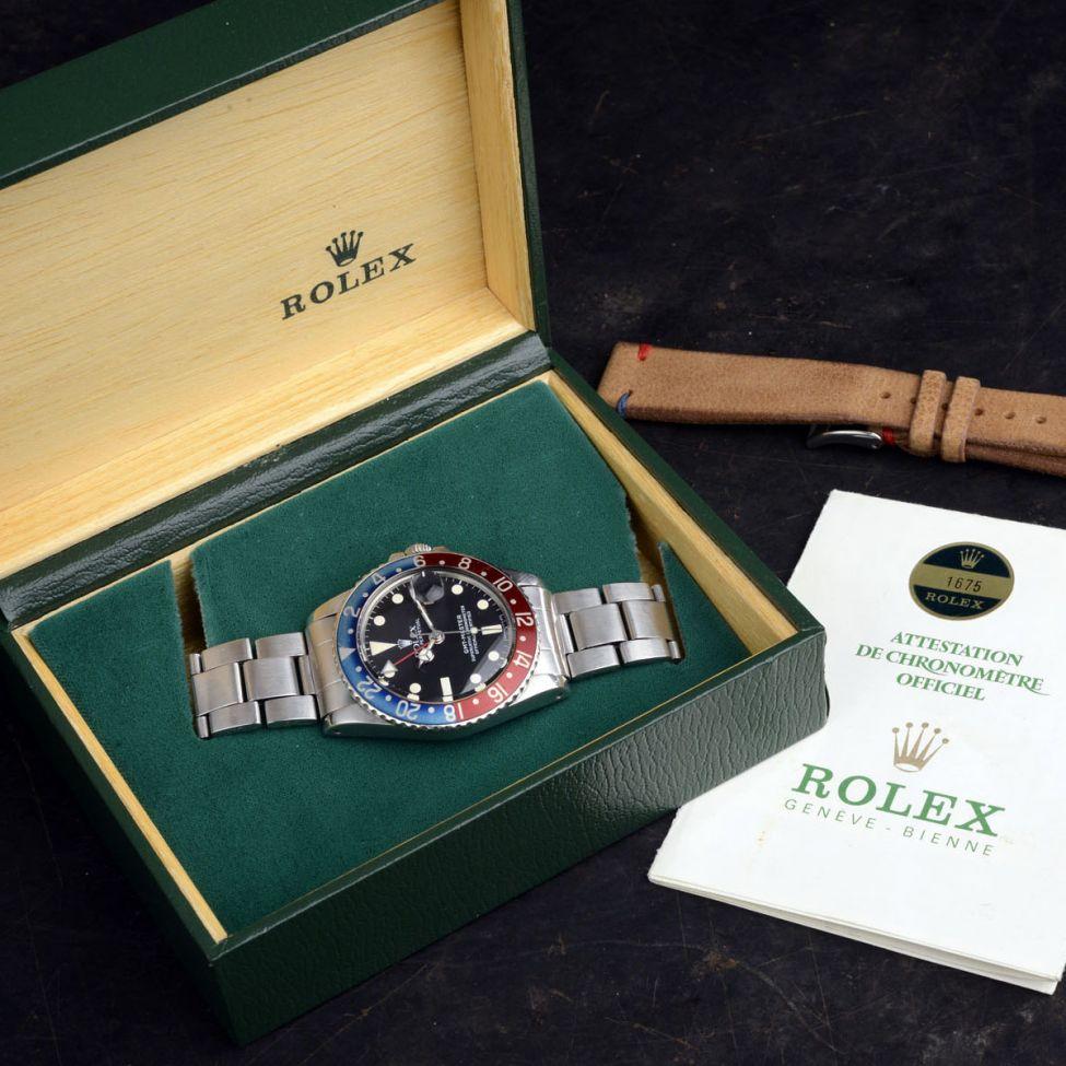 ROLEX 1675 BOX AND PAPERS