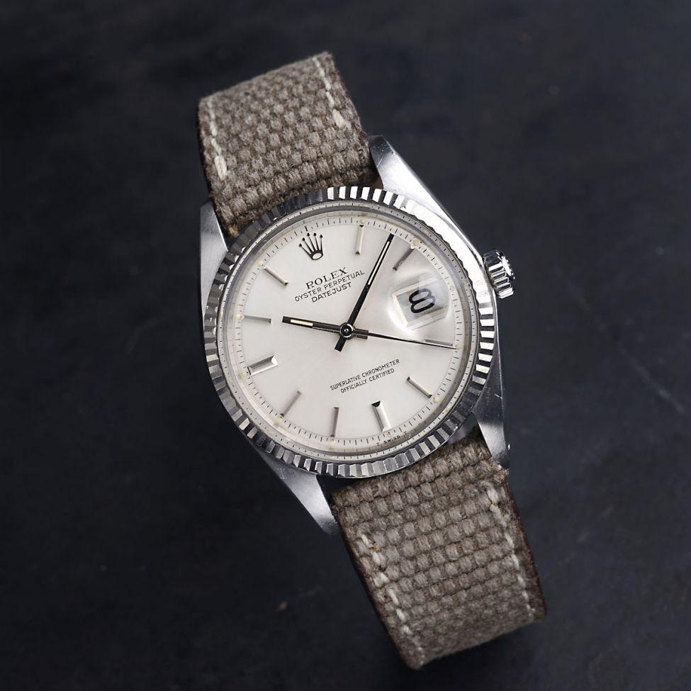 Rolex oyster perpetual deals datejust leather strap