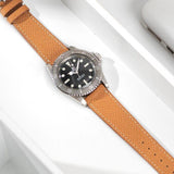 Rolex Cognac Brown Leather Watch Strap