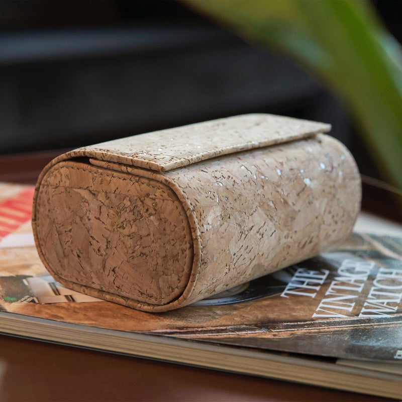 Oval 2 Watch Cork Watch Box