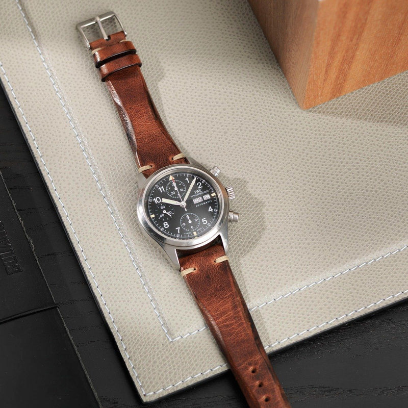 Siena Brown Blade Leather Watch Strap – Bulang and Sons